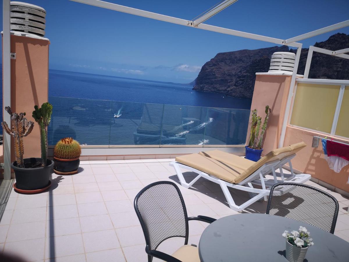 Luxury Apt. With Stunning Sea View Acantilado de los Gigantes Dış mekan fotoğraf